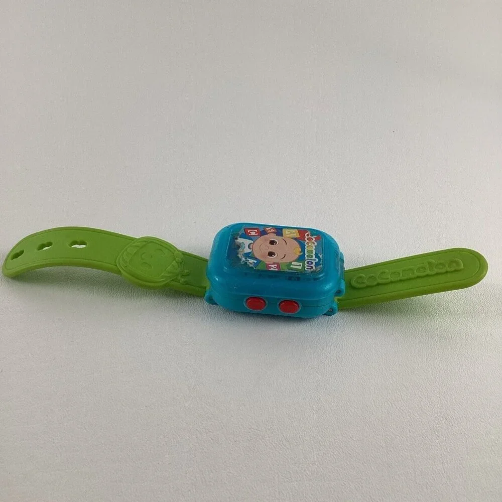 Cocomelon Learning Watch Lights Sounds Tell Time Counting Musical Games Alarm